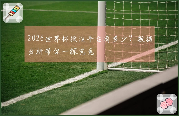 2026世界杯投注平台有多少？数据分析带你一探究竟